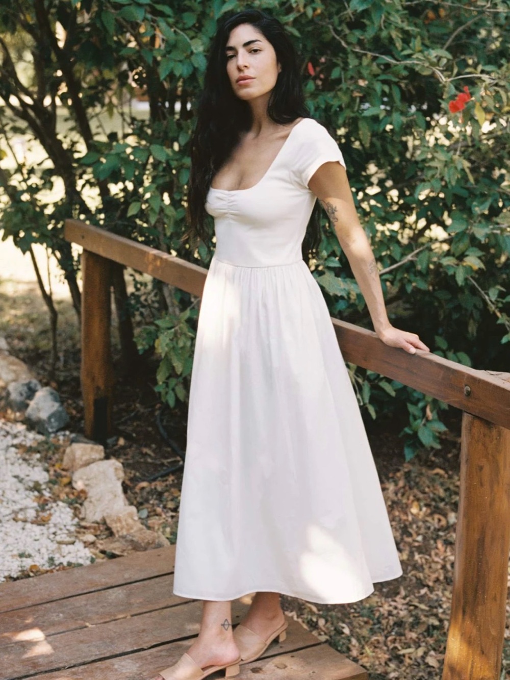 Christy Dawn Monica Dress in Antique White